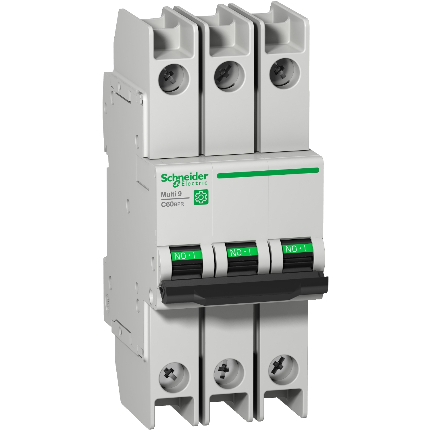 Schneider Electric Thermal Magnetic Circuit Breaker; 3-Pole; 15A; 480Y/277VAC/60VDC; Lever; Ring Tongue Terminal; D Trip Curve; UL 489